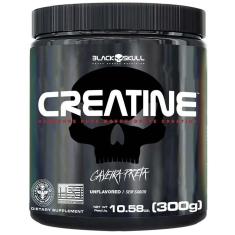 Creatina Monohidratada Creatine 3000mg 300g Black Skull-Unissex