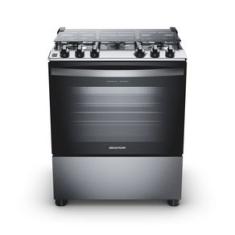 Fogão Brastemp 5 Bocas Cor Inox com Turbo Chama - BFS5GDR