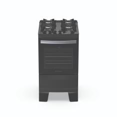 Fogão Atlas Agile Up Glass 4 Bocas com Mesa de Vidro e Acendimento Automático Bivolt Preto