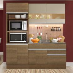Cozinha Compacta Madesa Glamy Helen 6 Portas 2 Gavetas (sem T