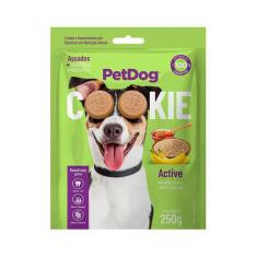 Biscoito Pet Dog Cookie para Cães Sabor Banana, Aveia e Mel - 250g