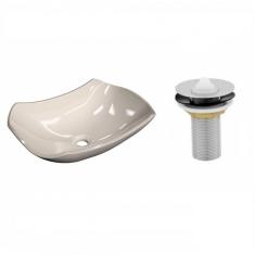 Kit Cuba L42 Válvula Metal Compace Bege