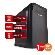 Computador PC Desktop CPU Intel Core i3, 4GB RAM , SSD 120GB Goldentec