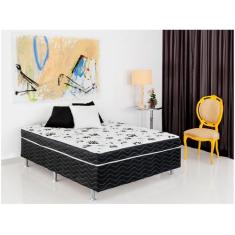 Cama Box Conjugada Ortobom Union Ortopedic D28 Casal 53x138x188, Branc