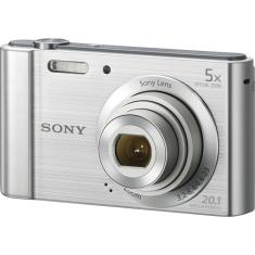 Câmera Digital Sony Cyber-shot Dsc-w800 Prata