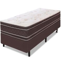 Cama Box Colchão Solteirão 100% Espuma Dupla Face Antialérgico 97x203x56cm - BF Colchões