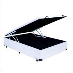 Base Box Baú Casal Corino Branco - 138x188x35