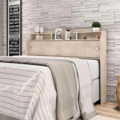 Cabeceira Box Casal Elisa Amarula - Mais de Casa