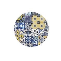 Sousplat estampa Azulejo Português 2 impresso tecido Microfibra - NSW,