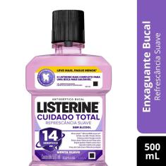 Antisséptico Bucal Listerine Cuidado Total Zero 500ml