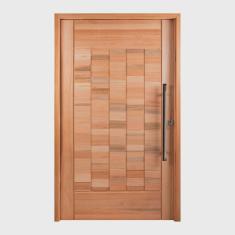 Porta Pivotante Maciça 214x109cm Eucalipto Pm97 Cruzeiro Portas