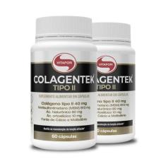 Kit 2 Colagentek Vitafor Tipo Ii 60 Cápsulas