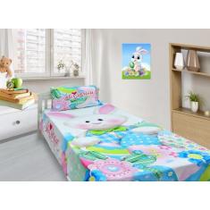 Jogo De Lençol Solteiro Decorativo Kit 2 Peças, Cobreleito - Fantasia 
