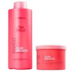 Kit Shampoo 1L E Máscara 500G Wella Brilliance Invigo
