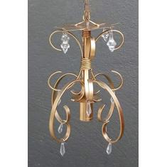 Lustre Pendente Decorativo Pequeno para Iluminação Sala Conjugada Simples