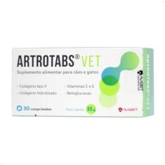 Avert Suplemento Artrotabs Para Cães E Gatos 30 Comprimidos Para Todas As Fases