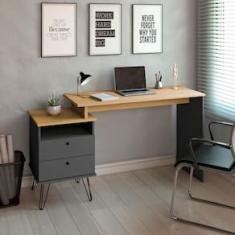 Escrivaninha Artany Plus com 2 Gavetas e 1 Nicho