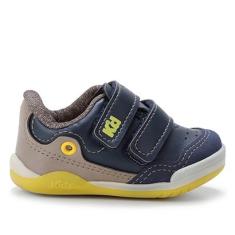 Tênis Bebê Kidy Colors Natural Masculino-Masculino