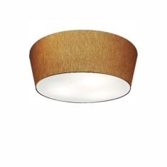 Kit/2 Plafon Cone Md-3003 C pula Em Tecido 12/40x35cm Palha -