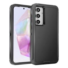 Cljlixcy Capa para Galaxy A35, proteção contra quedas, resistente, resistente, à prova de choque/queda/poeira, capa protetora durável de 3 camadas para Samsung Galaxy A35 5G SM-A356U/SM-A356E versão