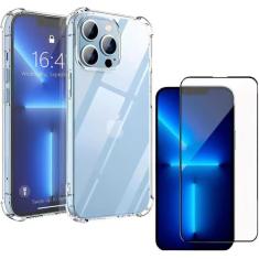 Capa Capinha Anti Impacto + Película Premium 9D Cerâmica Para iPhone 1