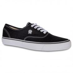 Tênis Rainha Mont Car IV - Unissex, Preto, Branco, 37