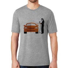 Camiseta Pintor Automotivo - Foca na Moda, Cinza, P