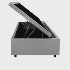 Base Box Baú Solteiro 96x203x42cm Suede