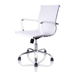 Cadeira Diretor Charles Eames Esteirinha Couro Pu 11D - Brasil Chairs,