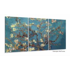 Quadro Decorativo Van Gogh Cerejeira 120x60 3 pçs