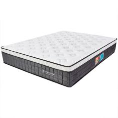 Colchão Queen Molas Ensacadas Espuma D33 Firme e Pillow de Visco Power Sleep 158x198cm - BF Colchões