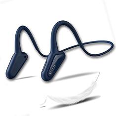 Fones de ouvido esportivos de condução óssea Bluetooth fone de ouvido estéreo HiFi sem fio de orelha aberta com microfone, fone de ouvido IPX5 Smart Touch para esportes, uso masculino e femi