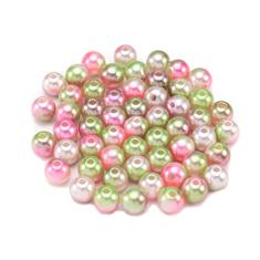 Xeahung 200 peças de contas de cristal acrílico contas redondas pingentes para fazer joias, pulseiras, brincos, colar, adultos, contas, projetos de arte, artesanato, enfeites de Natal, presentes de