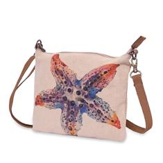 COTT N CURLS Starfish – Carteiras de pulso para mulheres, bolsas transversais, bolsa transversal pequena, sacola, bolsa para celular, Off-white