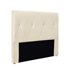 Cabeceira Cama Box Casal 140 Cm Aquilla Linho Pérola S04 - D`rossi