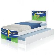 Bicama Juvenil Adesivada Copa do Mundo Brasil - Mais de Casa