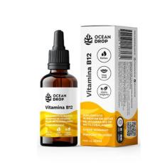 Vitamina B12 Metilcobalamina Morango Ocean Drop 30ml, Morango