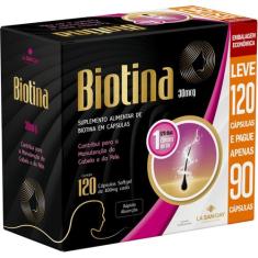 Biotina (60 Cápsulas) - La San-Day, 120 Cápsulas