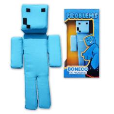 Boneco Minecraft Pelúcia Streamer Youtuber Problems - Cosmo Kids