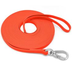 ZALER Coleira longa para cães, à prova d'água, para treinamento de cães de 9 m, à prova de odor, guia de linha longa com trava de parafuso de alumínio para aviação, clipe mosquetão para cães pequenos,