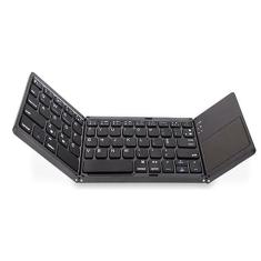 BDNET, Mini Teclado Dobrável Bluetooth Com Touchpad Sem Fio Abnt Ç