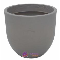 Vaso Laos Tramontina Basic Em Polietileno Concreto 45 Cm Tramontina