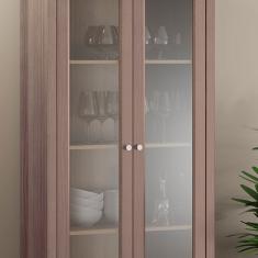 Cristaleira 2 Portas 1 Gaveta Ditália E-954 Diamond