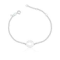 Pulseira Balle De Tennis Revestida Em Prata