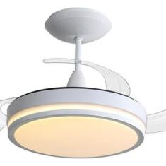 Ventilador Teto Retrátil Com Controle 91Cm Branco Bivolt - Aliseu, Biv