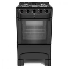 Fogão Mueller 4 Bocas Com Mesa Esmaltada Mfi4bc Preto Bivolt