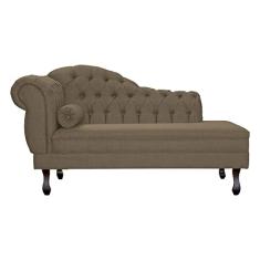 Divã Namoradeira Larissa Lado Direito Linho Cores - DS Estofados