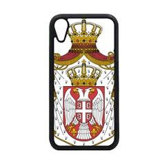 Capa com emblema nacional da Sérvia para iPhone XR para proteção de telefone Apple