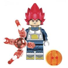 Boneco Blocos De Montar Dragon Ball Vegeta