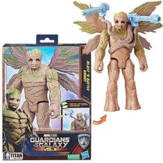 Boneco Blast N Battle Groot Guardiões Da Galáxia 30Cm Hasbro, Colorido